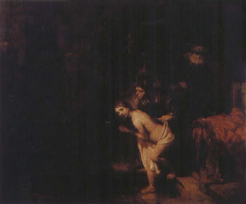 REMBRANDT Harmenszoon van Rijn Susanna and the Elders oil painting picture